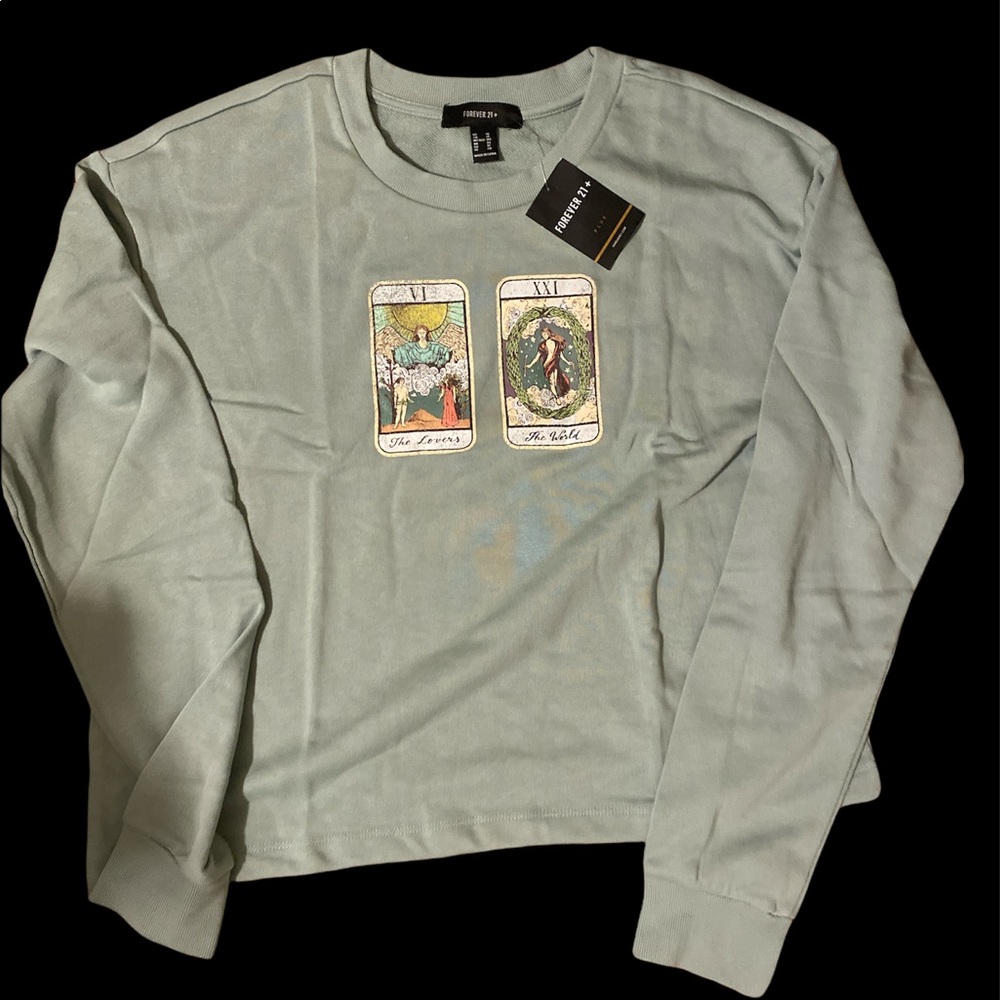 Plus size tarot sweatshirt